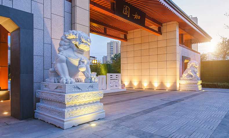 石獅子實(shí)景,天安門石獅子 石獅子實(shí)景,天安門石獅子