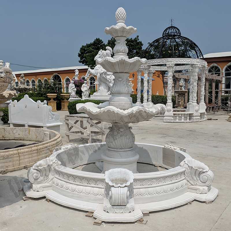 海螺大理石噴泉，海螺噴泉，大理石噴泉，石雕噴泉廠家