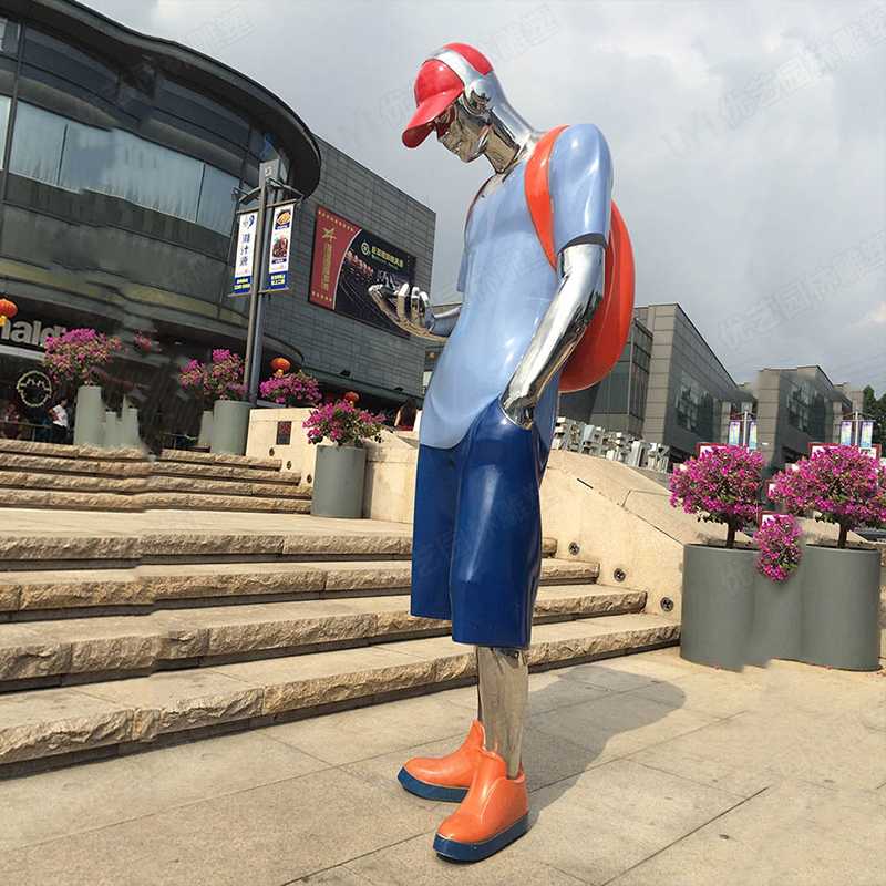 不銹鋼人物雕塑，不銹鋼雕塑工廠